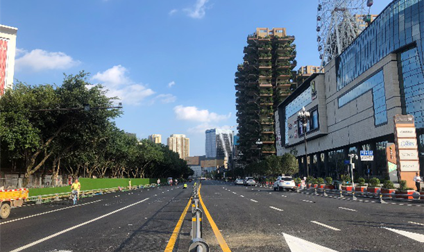18天，金光路通了！